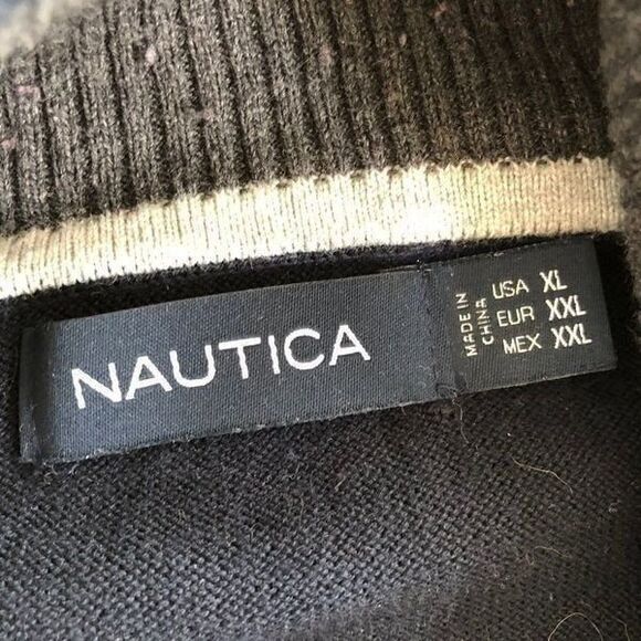 Nautica 1/4 Zip Lightweight Sweater XL - Picture 2 of 5